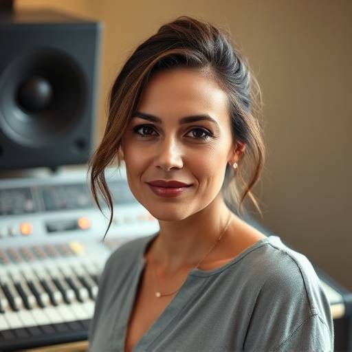 Foto de Mariana Alves, Engenheira de Mixagem e Masterizaäão