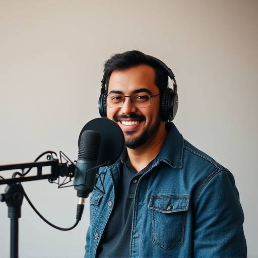 Foto de Pedro Santos, Produtor de Podcast e Design de Som
